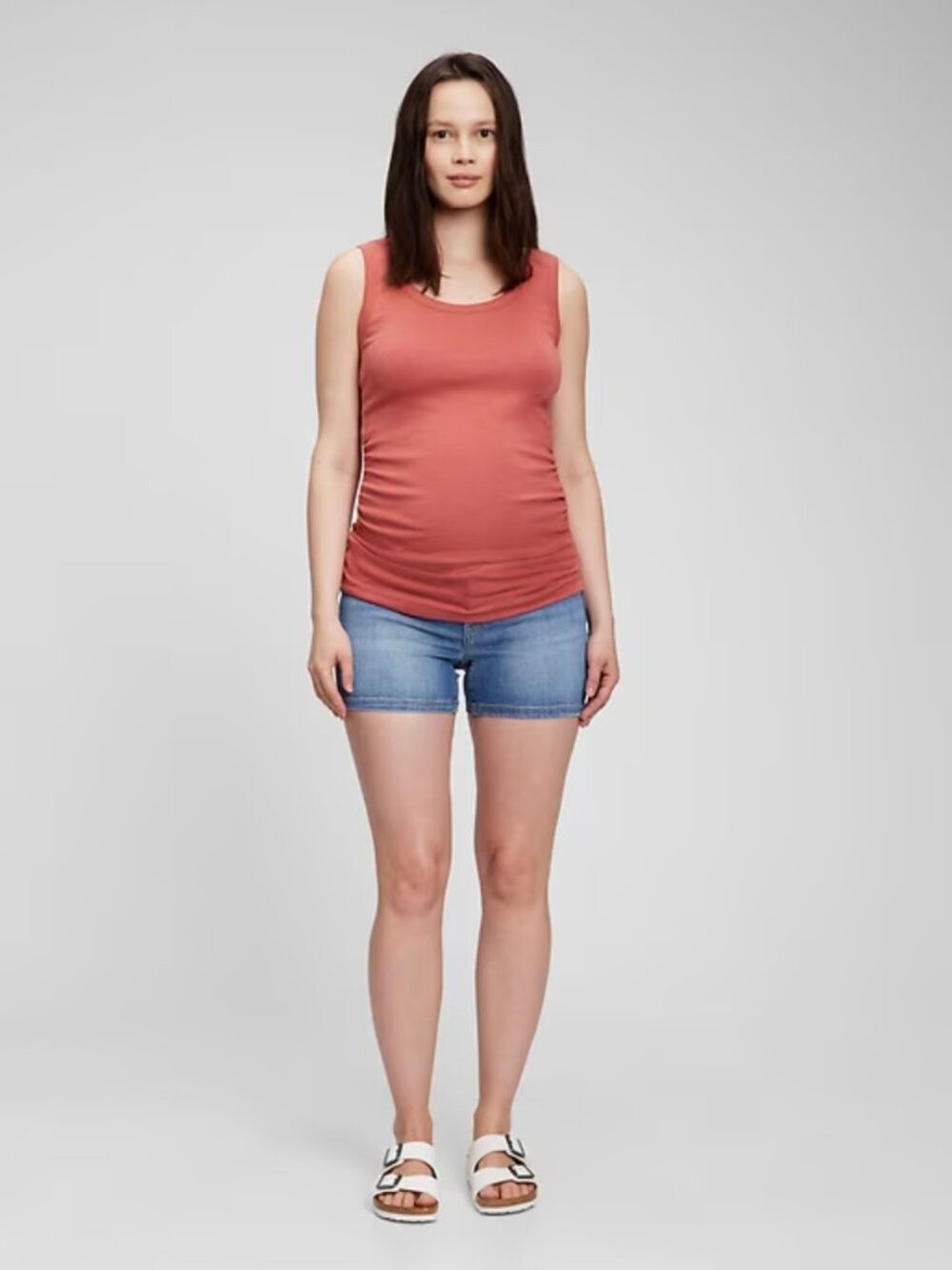 NWT GAP 4" Maternity Inset Panel Denim Shorts